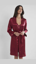 Geceliği & sabahlık takım bordo renk – 4050