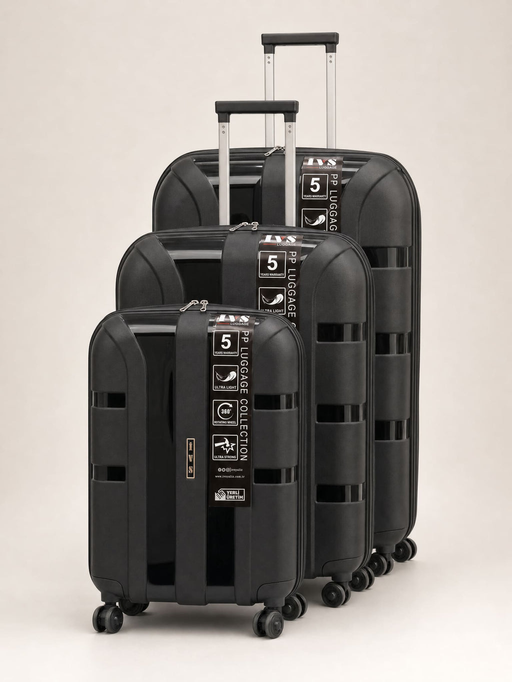 IVS PP Luggage 3'lü Valiz Seti