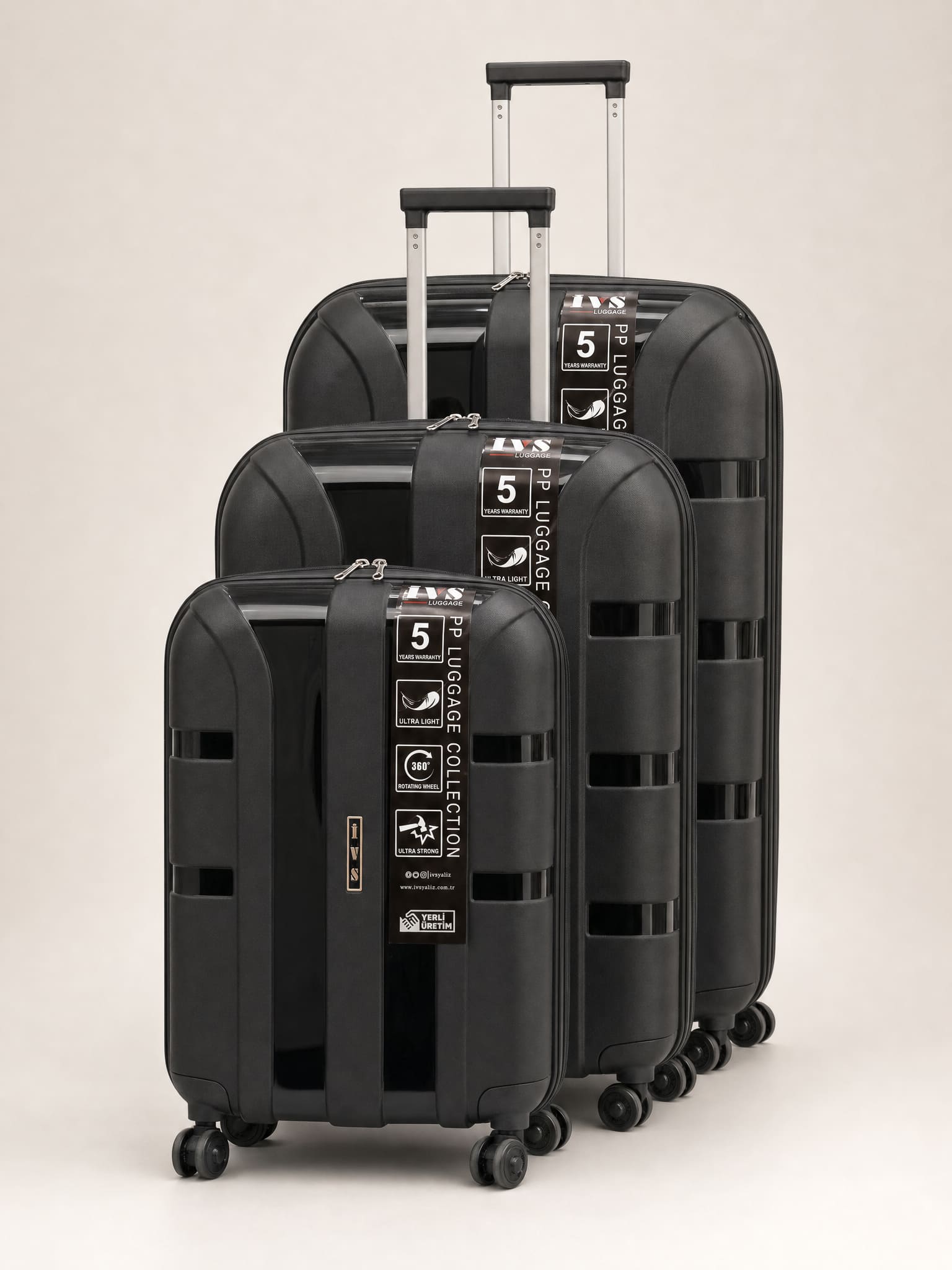 IVS PP Luggage 3'lü Valiz Seti